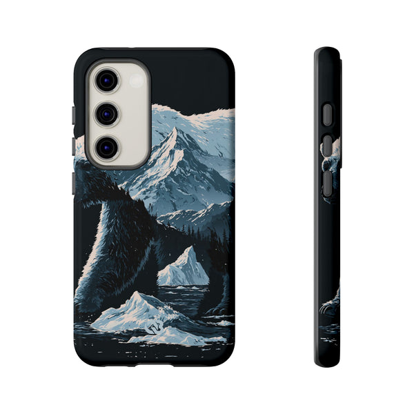 Nordic Arctic Bear · Tough Phone Case for Samsung · Black