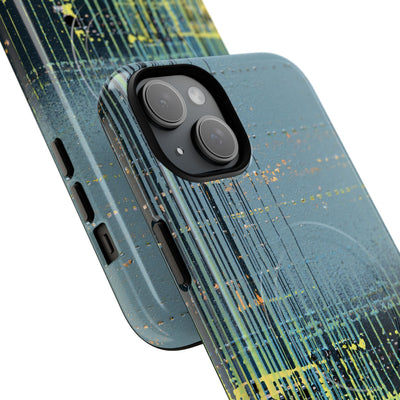 Acid Raster Circuit · Tough 2.0 Magnetic Phone Case for iPhone · Teal