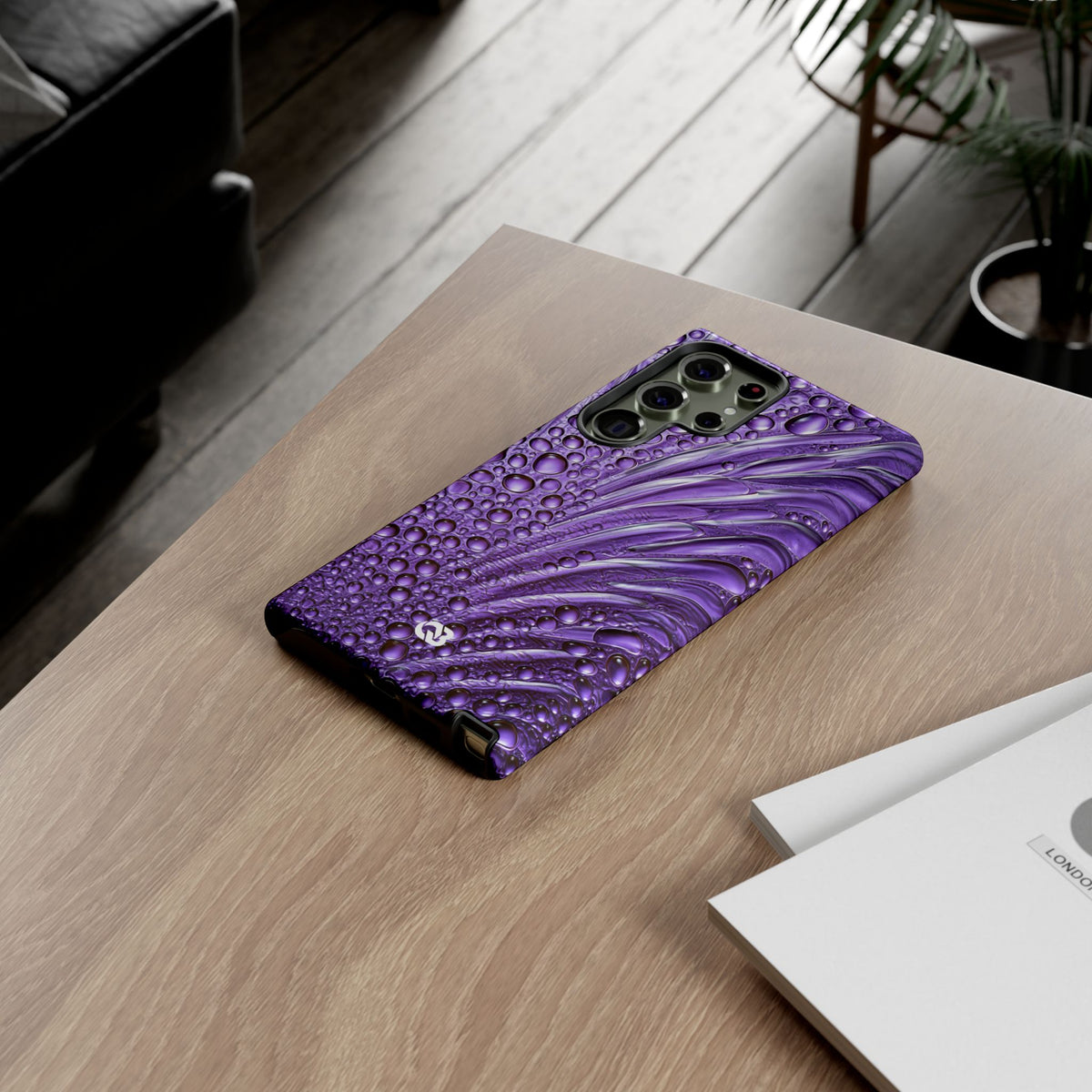 Violet Liquid Gel · Tough Phone Case for Samsung · Purple