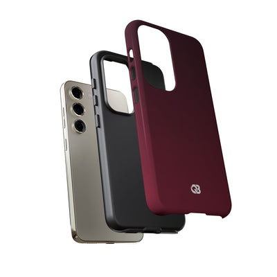 Red Tough Phone Case for Samsung - Deep Sangria Gradient