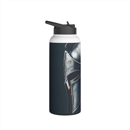 Silver Spartan - Stainless Steel Water Bottle