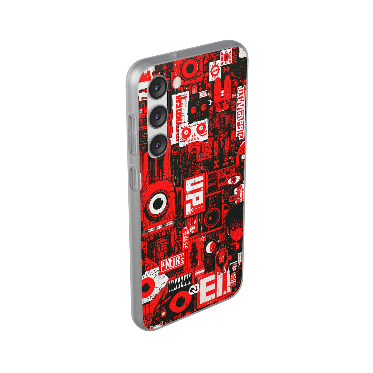 Neo Mecha Collage · Lite Phone Case for Samsung · Red