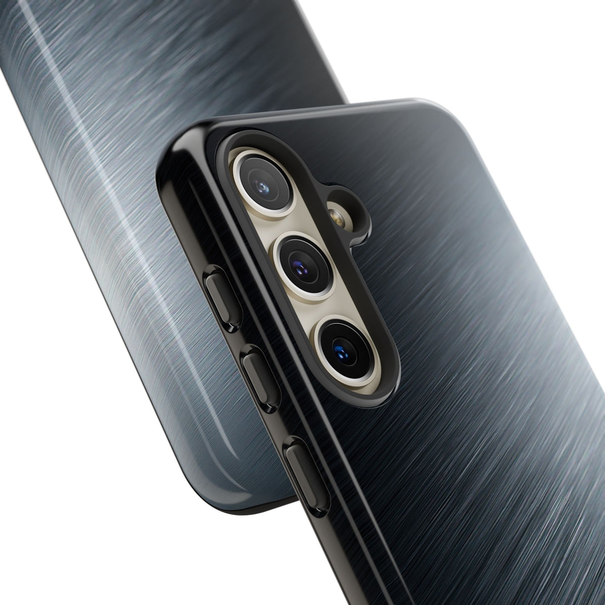 Brushed Obsidian Steel · Tough Phone Case for Samsung · Grey