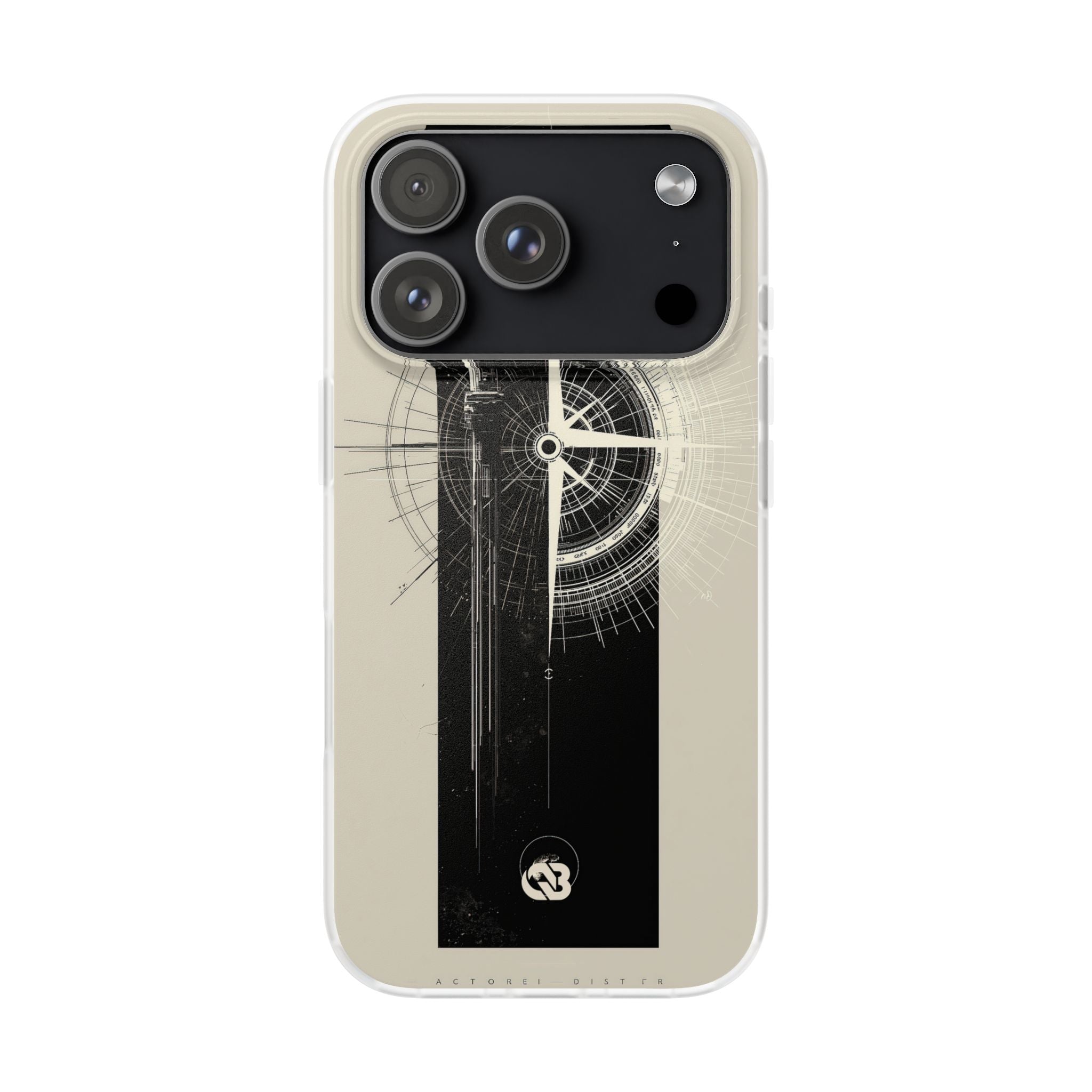 Beige Lite Phone Case for iPhone - Zenith Vector Spire