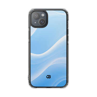 Blue Impact MagSafe Phone Case for iPhone - Glacial Blue Silk