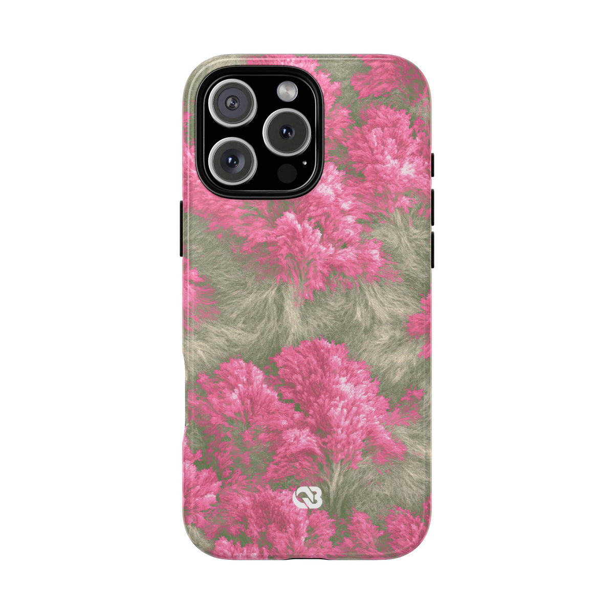 Digital Blossom · Tough Phone Case for iPhone · Pink