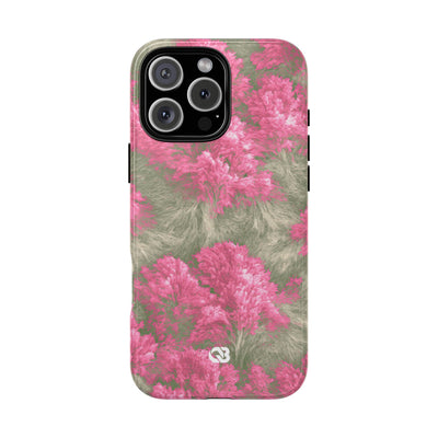 Digital Blossom · Tough Phone Case for iPhone · Pink