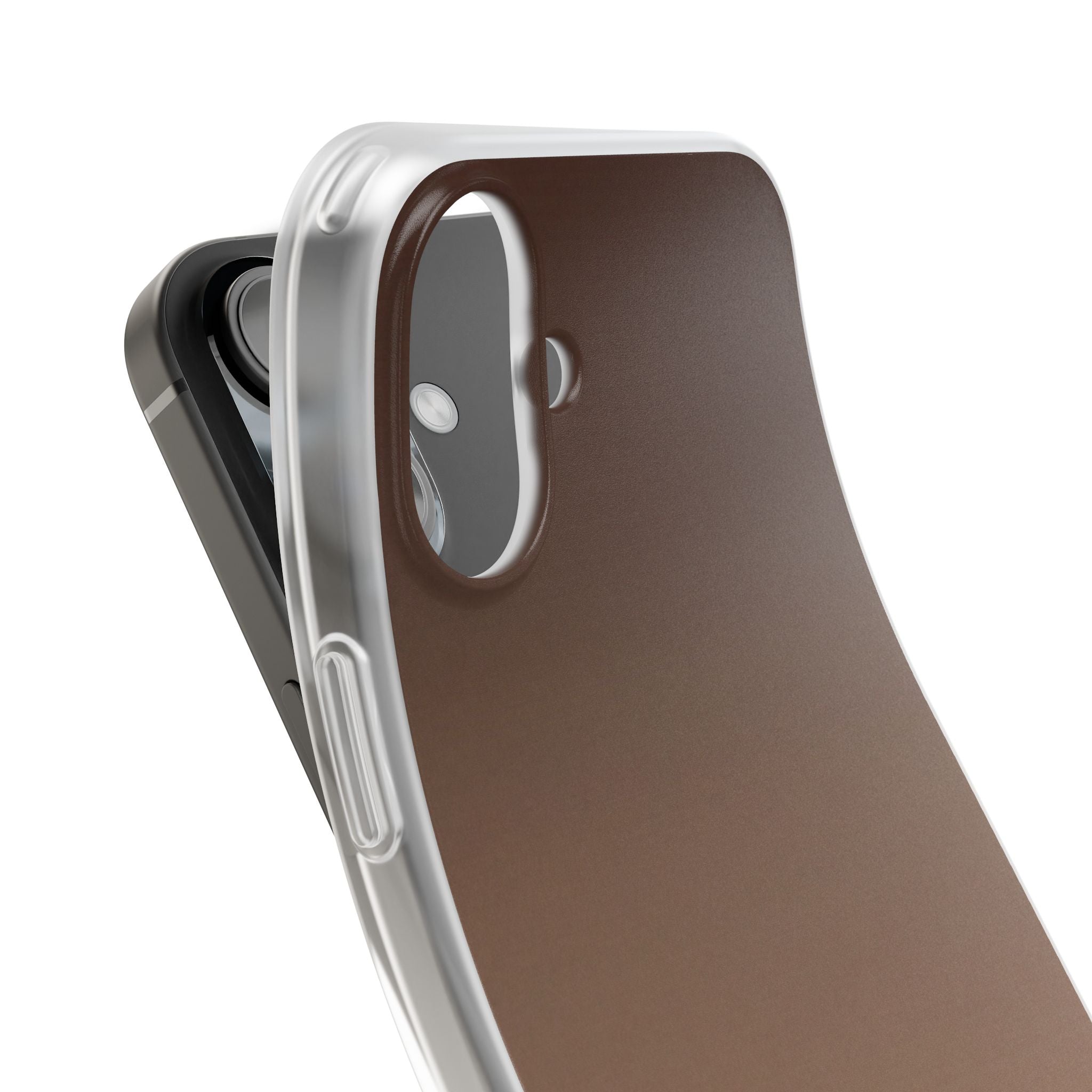 Brown Lite Phone Case for iPhone - Smoked Caramel Fade