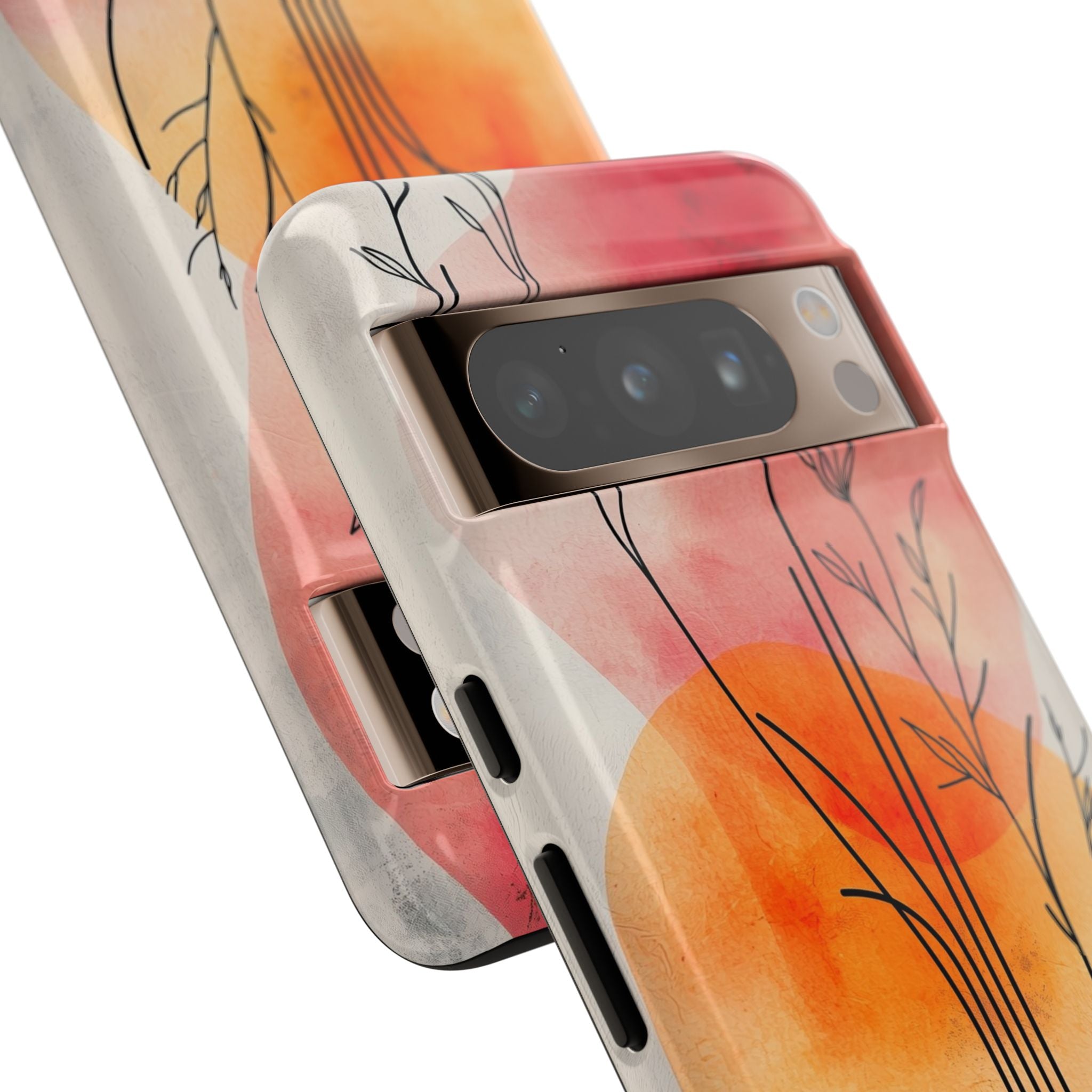 Crimson Bloom Lineage · Tough Phone Case for Google Pixel