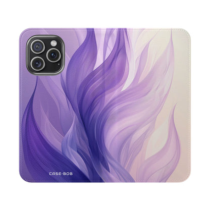 Purple Ribbons - iPhone 15 Pro Max Case - Wallet