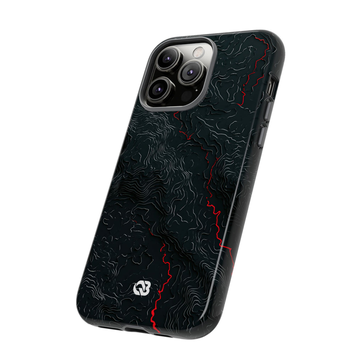 Crimson Rift · Tough Phone Case for iPhone · Black