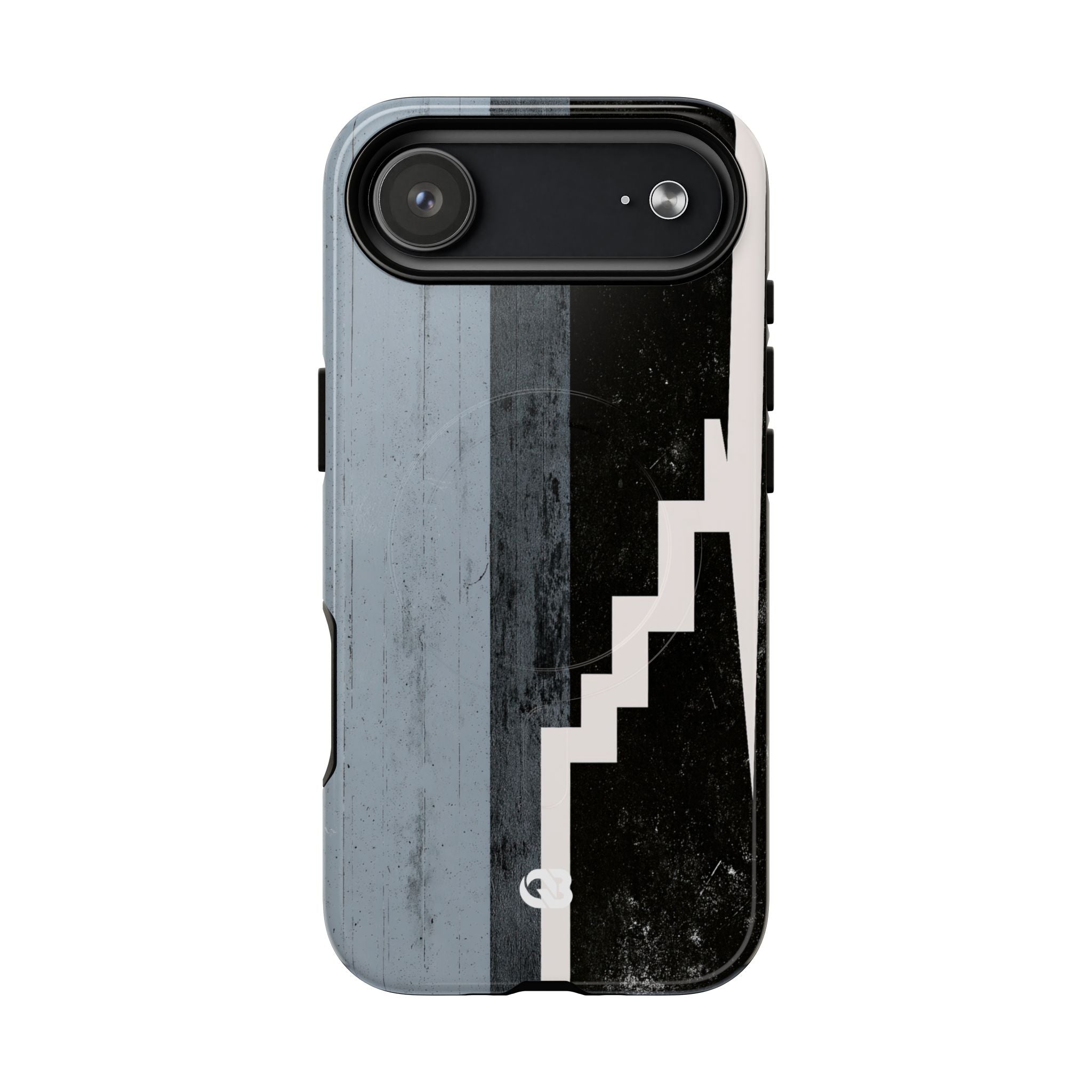 Grey Tough 2.0 Magsafe Phone Case for iPhone - Industrial Concrete Void