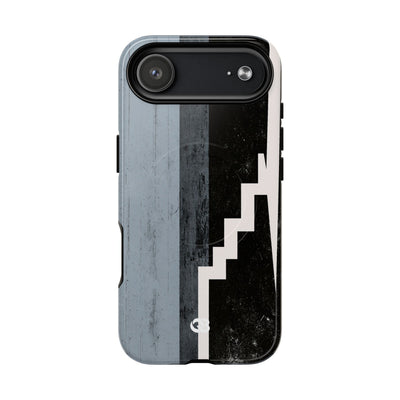 Grey Tough 2.0 Magsafe Phone Case for iPhone - Industrial Concrete Void