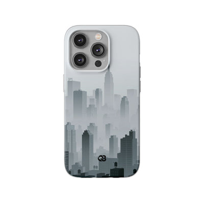 Grey Lite Phone Case for iPhone - Steel Mist Skyline