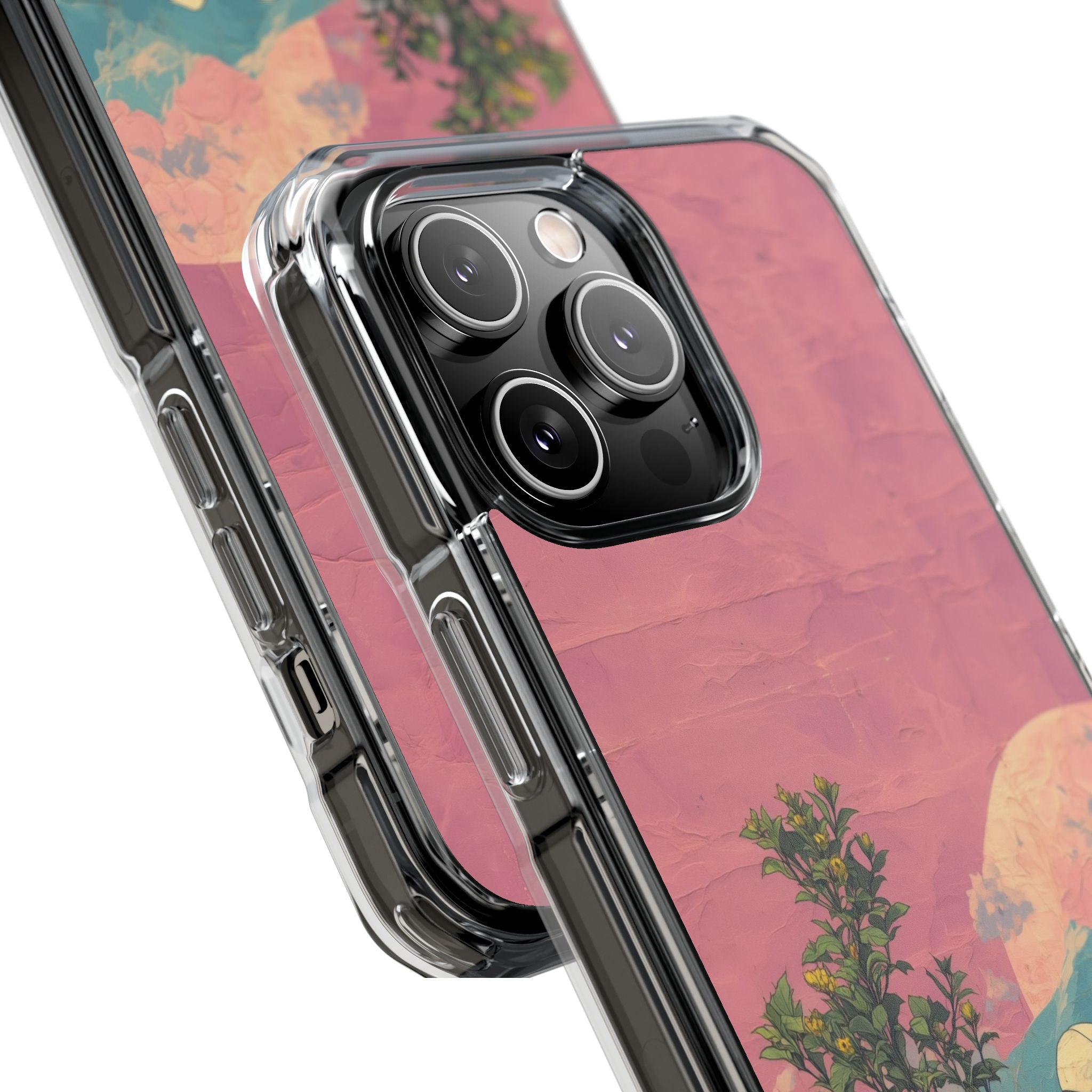 Lunar Pastel Bloom · Coque de téléphone Impact pour iPhone · Magsafe