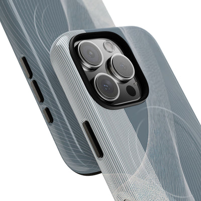 Slate Contour Drift · Tough 2.0 Magnetic Phone Case for iPhone · Grey