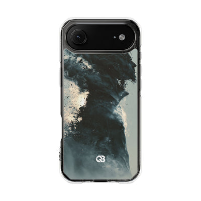 Ashen Dissolution · Clear Impact Magnetic Phone Case for iPhone ·  Black