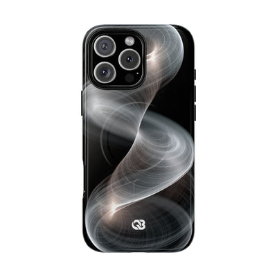 Luminous Vortex · Tough 2.0 Magnetic Phone Case for iPhone · Black