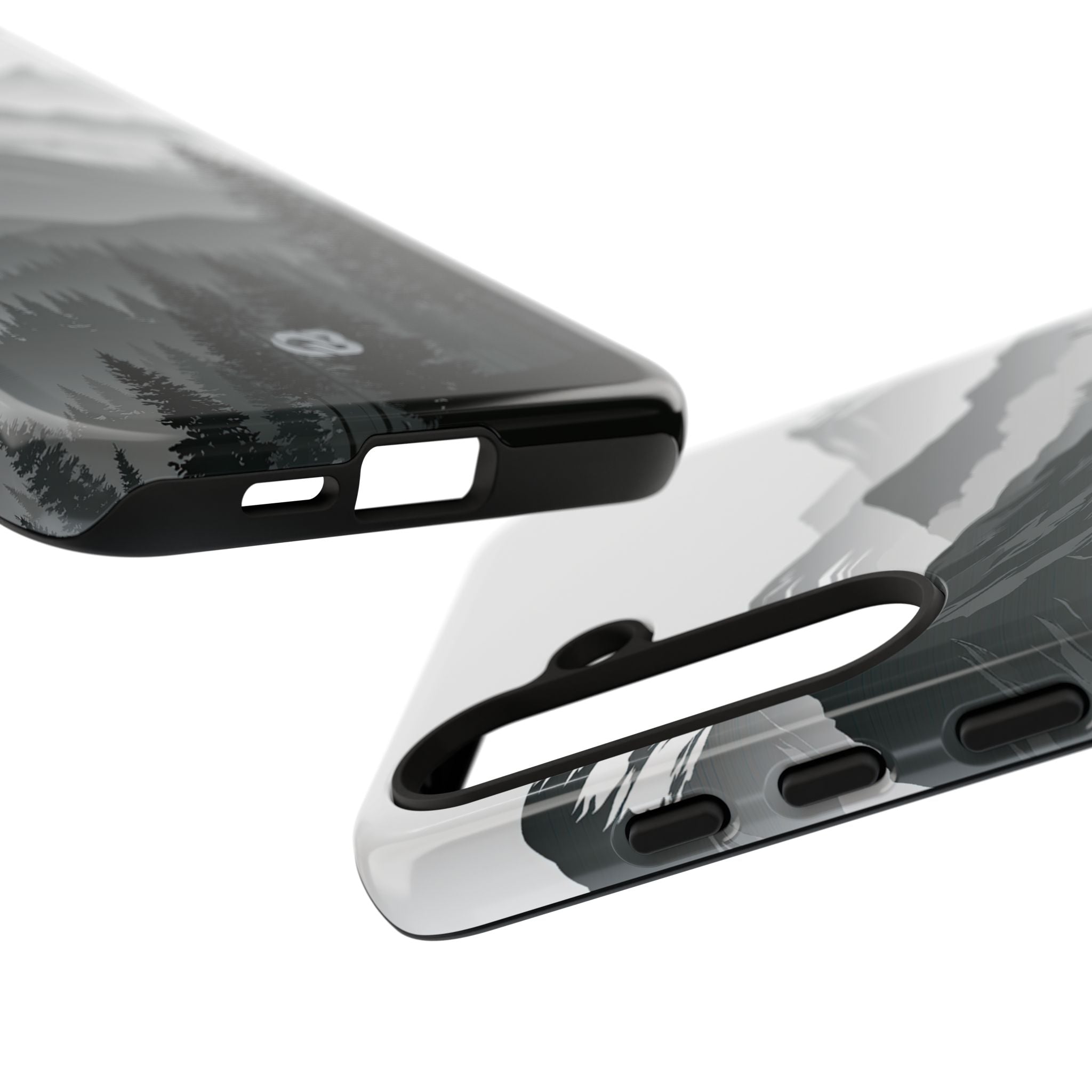 Grey Tough Phone Case for Samsung - Granite Ridge Mist