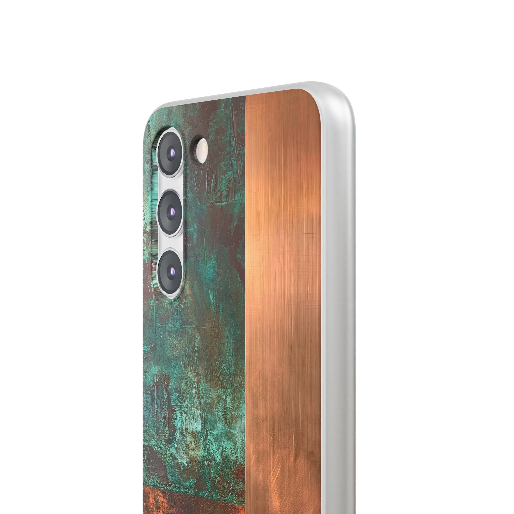 Teal Lite Phone Case for Samsung - Verdigris Copper Slab