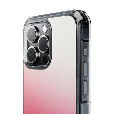 Rose Haze · Clear Impact Magnetic Phone Case for iPhone · Pink