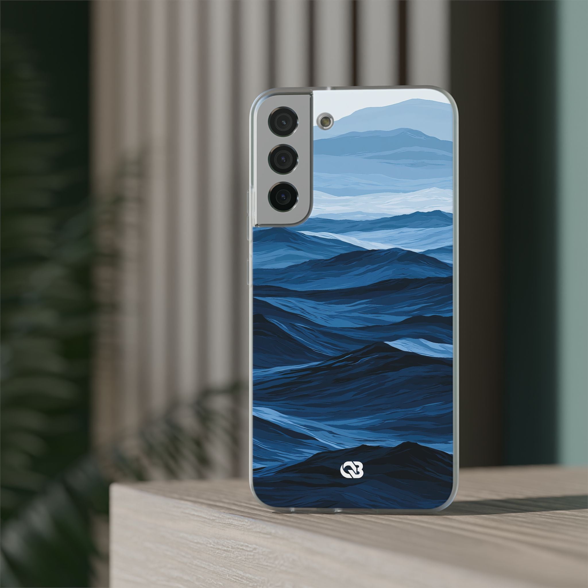 Blue Lite Phone Case for Samsung - Cobalt Ridge Tides