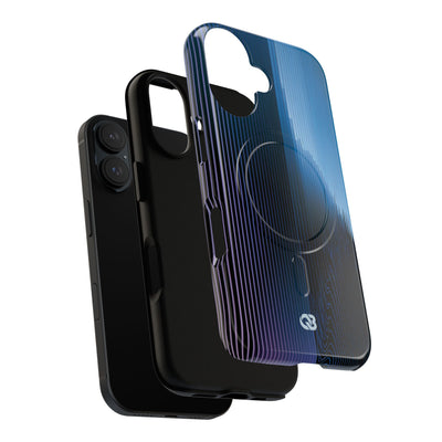 Orbital Horizon · Tough 2.0 Magnetic Phone Case for iPhone · Blue