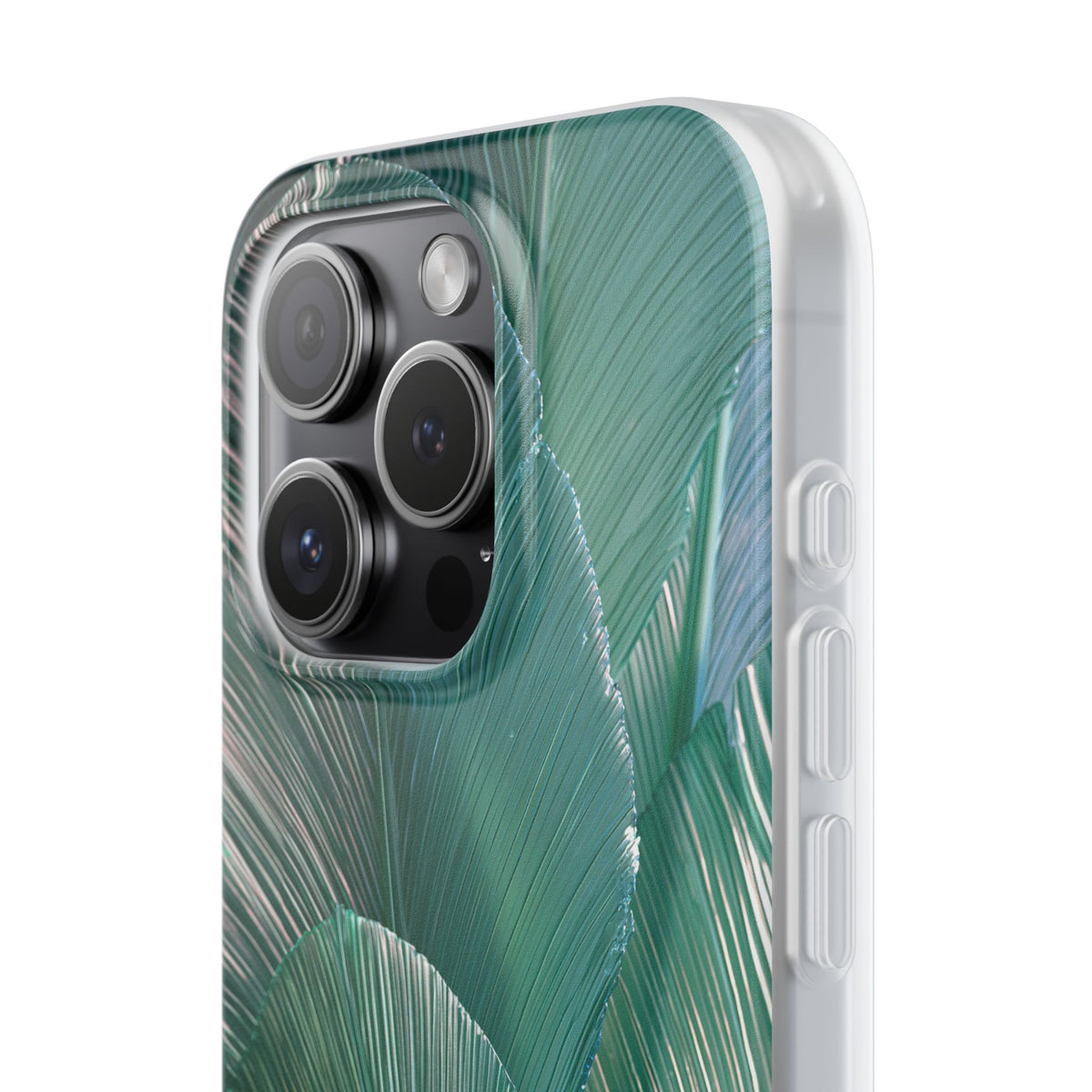 Translucent Fan Palm · Lite Phone Case for iPhone ·  Teal