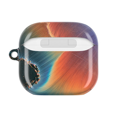 Prismatic Aura Shift · Hard Case for AirPods & AirPods Pro · Blue