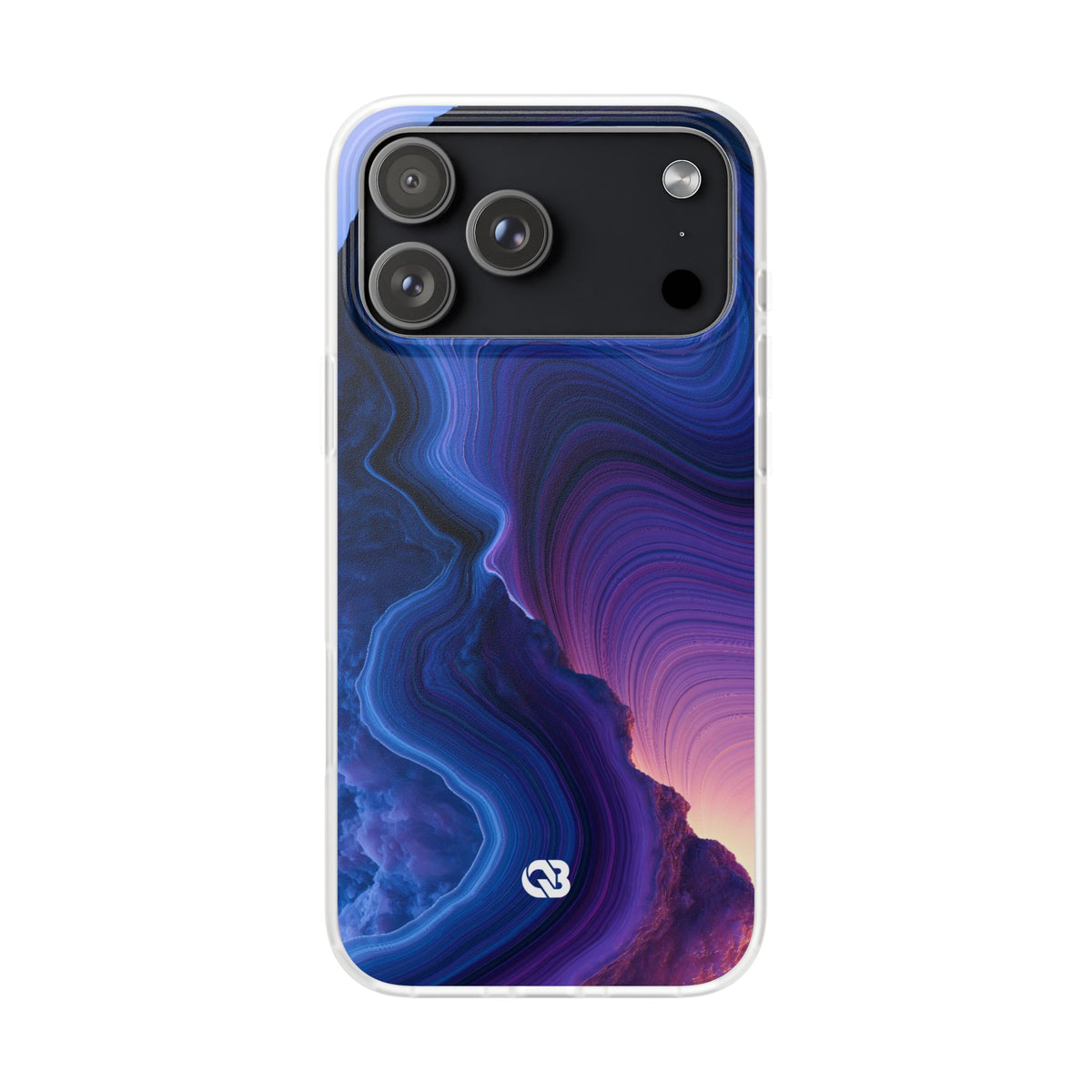 Radiant Strata · Lite Phone Case for iPhone ·  Blue