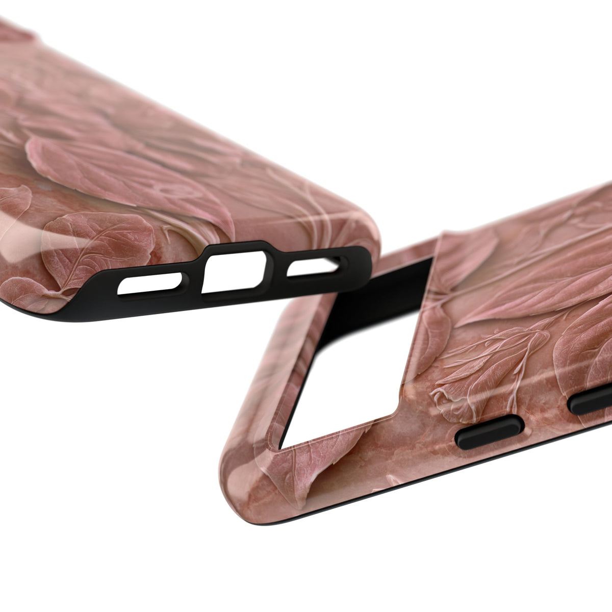 Blush Rose Relief · Tough Phone Case for Pixel ·  Pink