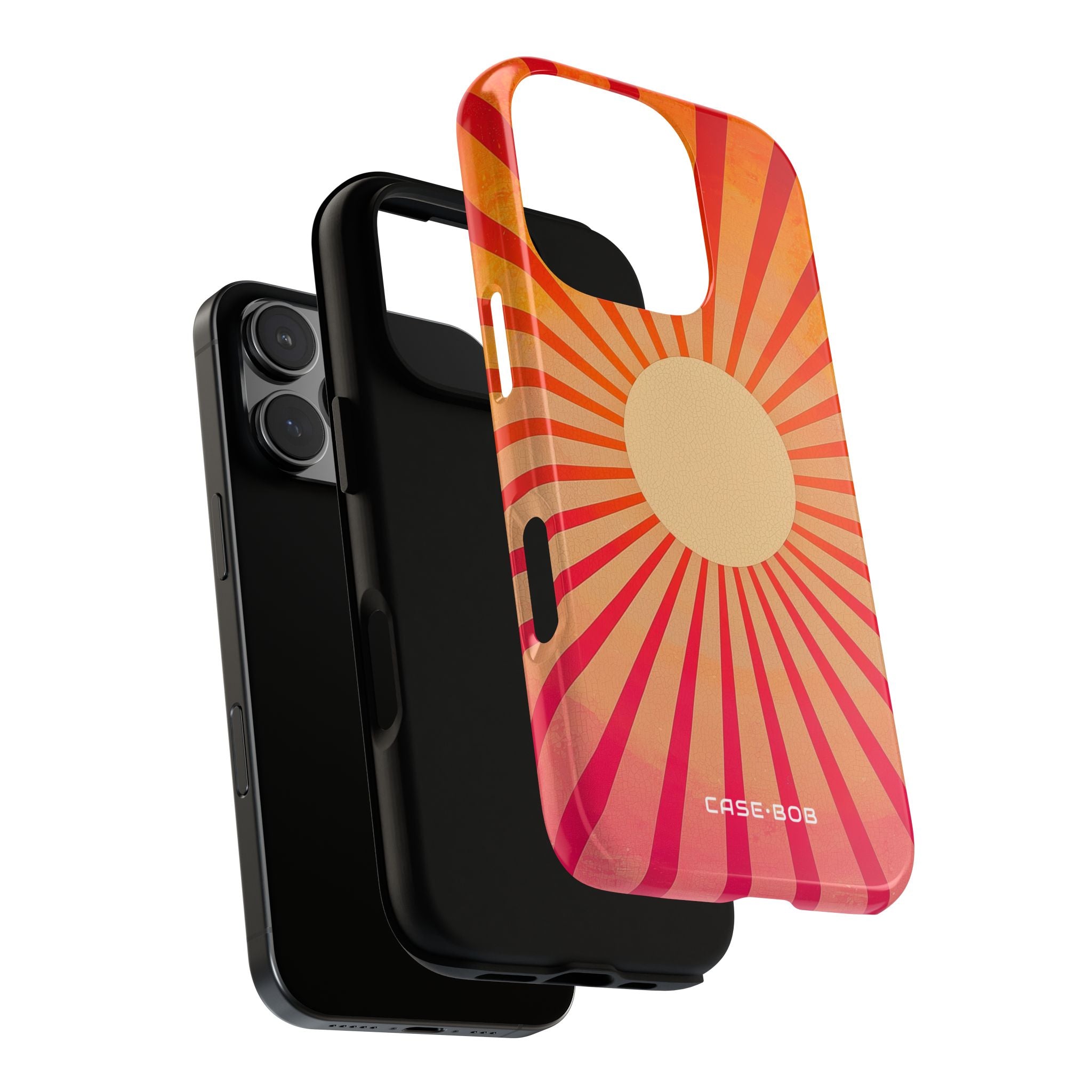 Cracked Sunburst iPhone 16 Pro Case - Tough