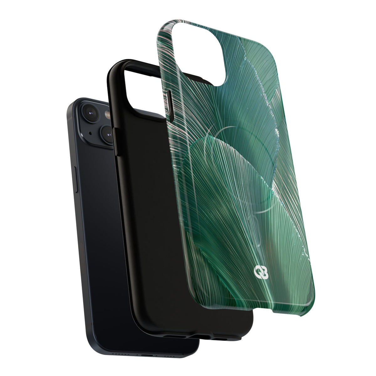 Translucent Fan Palm · Tough 2.0 Magnetic Phone Case for iPhone · Teal
