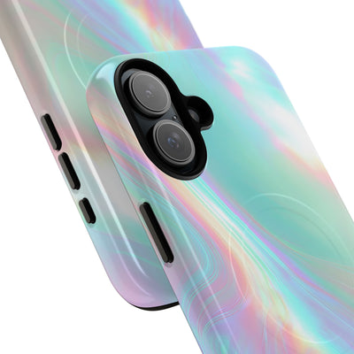 Prismatic Liquid Light · Tough 2.0 Magnetic Phone Case for iPhone · Teal