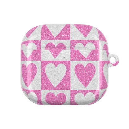 Kimalteleva Heartgrid - AirPods Case