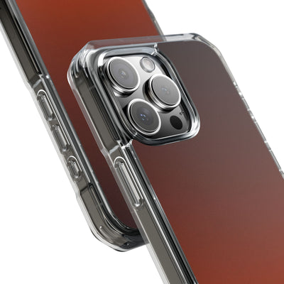 Orange Impact MagSafe Phone Case for iPhone - Obsidian Ember Fade