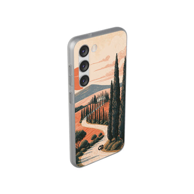 Tuscan Cypress Horizon · Lite Phone Case for Samsung · Orange