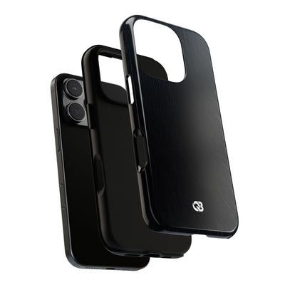 Brushed Obsidian Steel · Tough Phone Case for iPhone · Black
