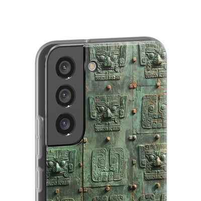Dynastic Bronze Relief · Lite Phone Case for Samsung · Green