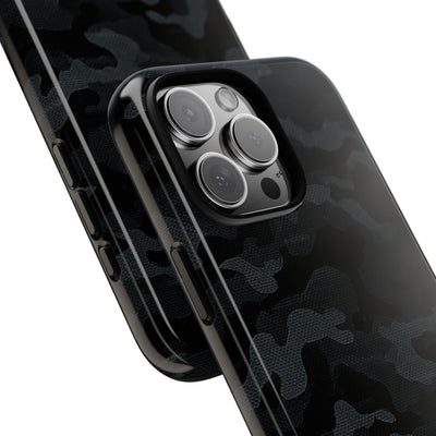 Blackout Urban Camo · Tough Phone Case for iPhone · Black