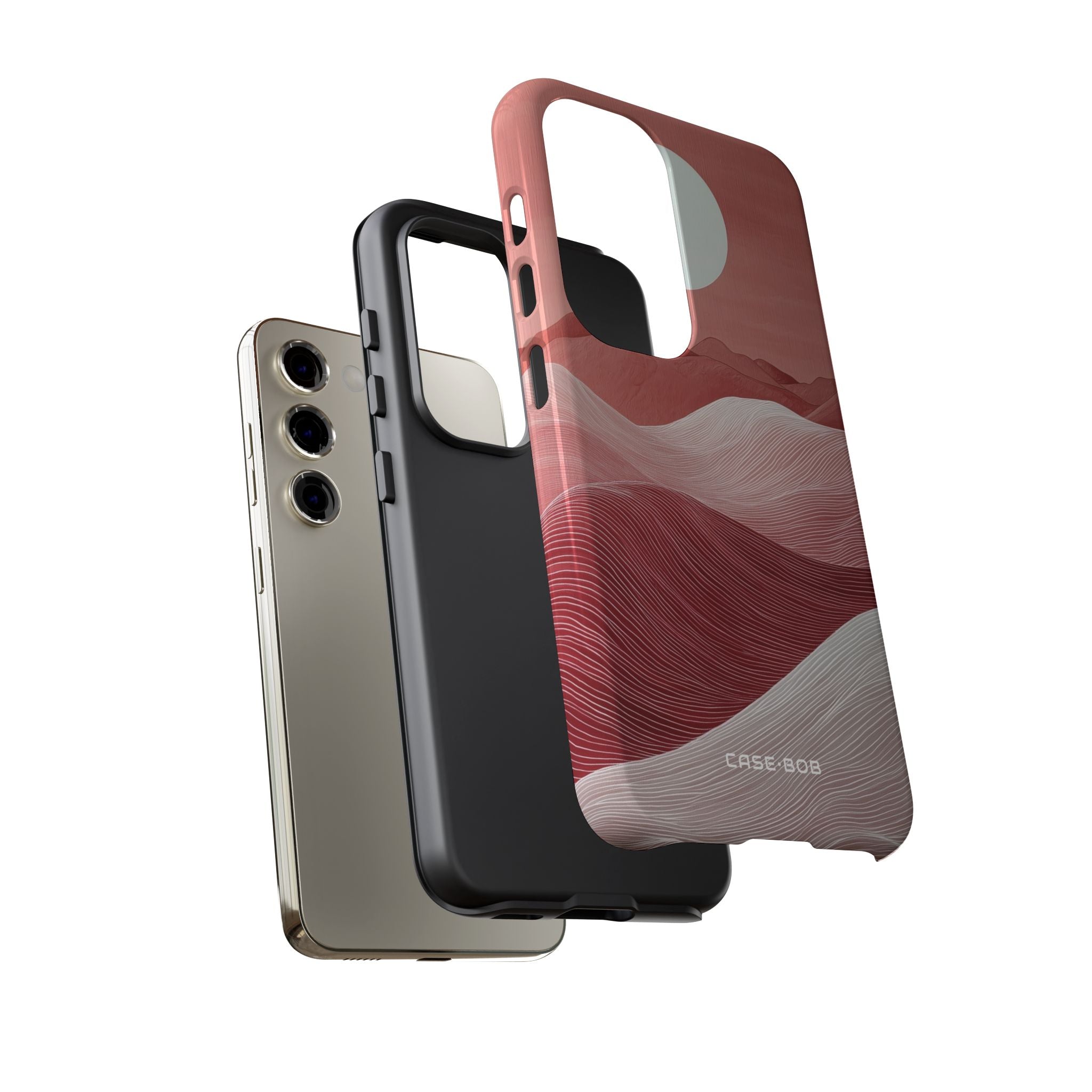 White Orb Dunes Samsung S23 Case - Tough