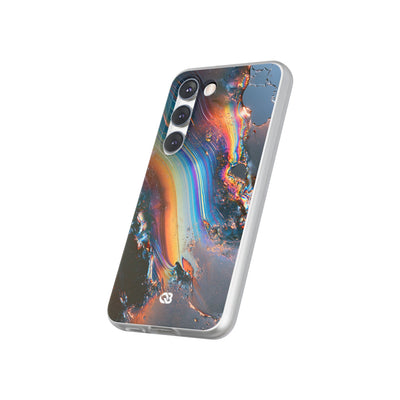 Prismatic Aura Flow · Lite Phone Case for Samsung · Blue