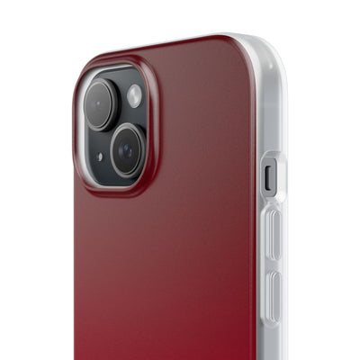 Red Lite Phone Case for iPhone - Crimson Velvet Fade