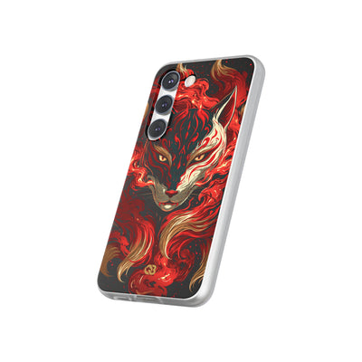 Crimson Kitsune Spirit · Lite Phone Case for Samsung · Red