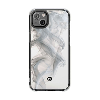 Vapor Noir · Clear Impact Magnetic Phone Case for iPhone ·  White