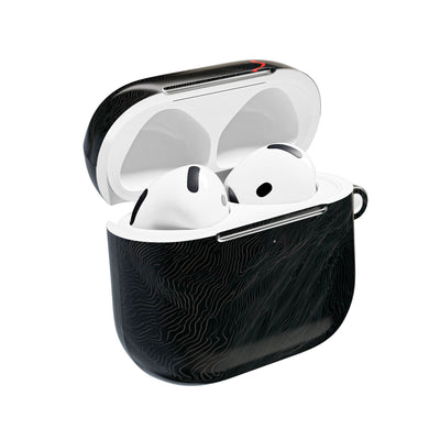 Crimson Ridge Pass · Hard Case for AirPods & AirPods Pro · Black