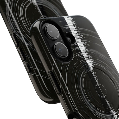 Black Tough 2.0 Magsafe Phone Case for iPhone - Obsidian Orbital Signal