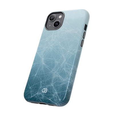 Teal Tough Phone Case for iPhone - Arctic Digital Nexus