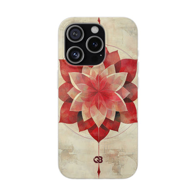 Crimson Petal Peak · Soft Phone Case for iPhone