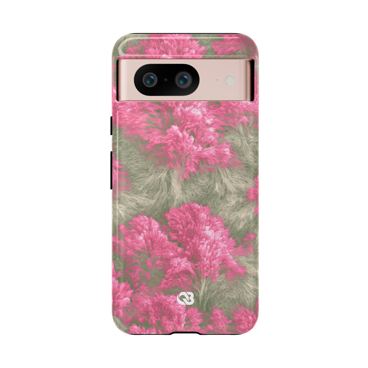 Digital Blossom · Tough Phone Case for Pixel ·  Pink